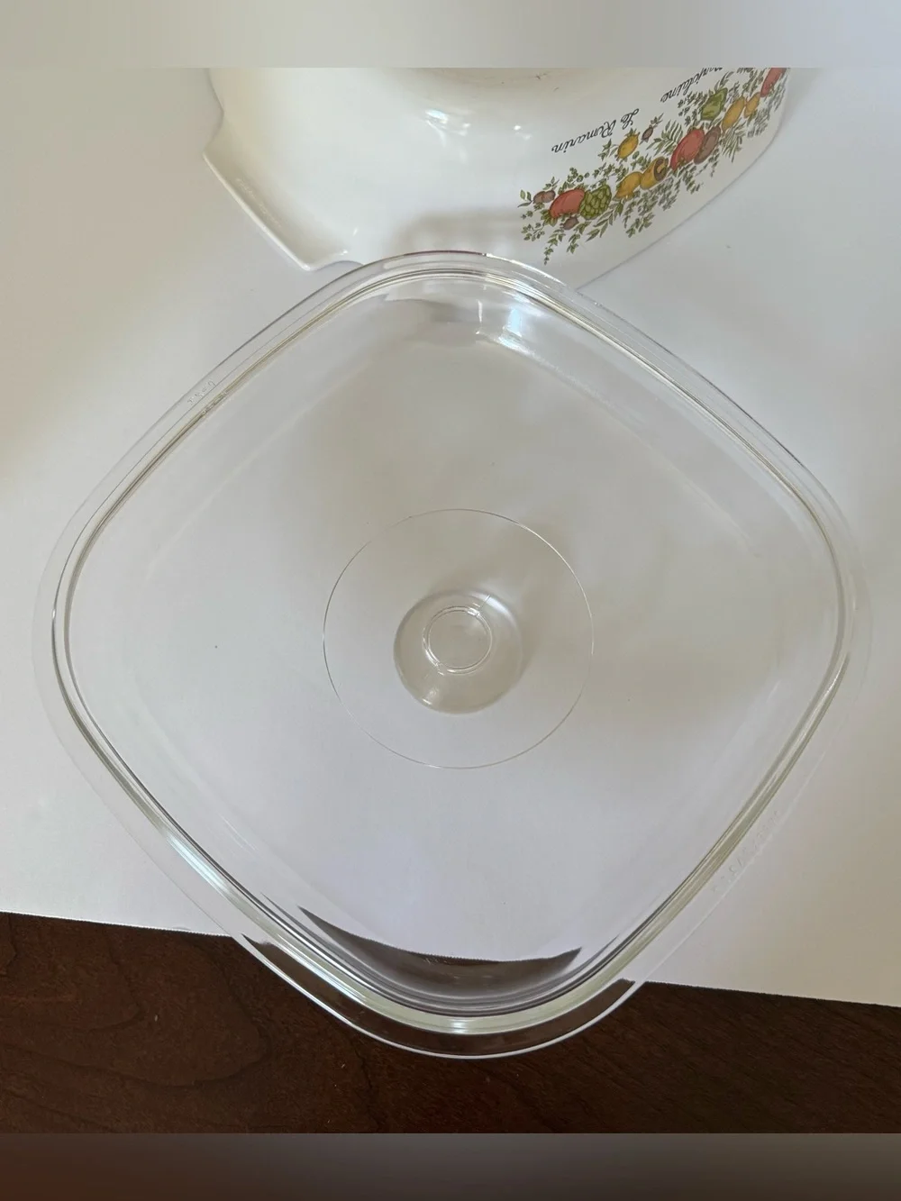 Corning Ware Spice of Life 5-Quart Casserole A-5-B with Pyrex Lid A-12-C 1980s